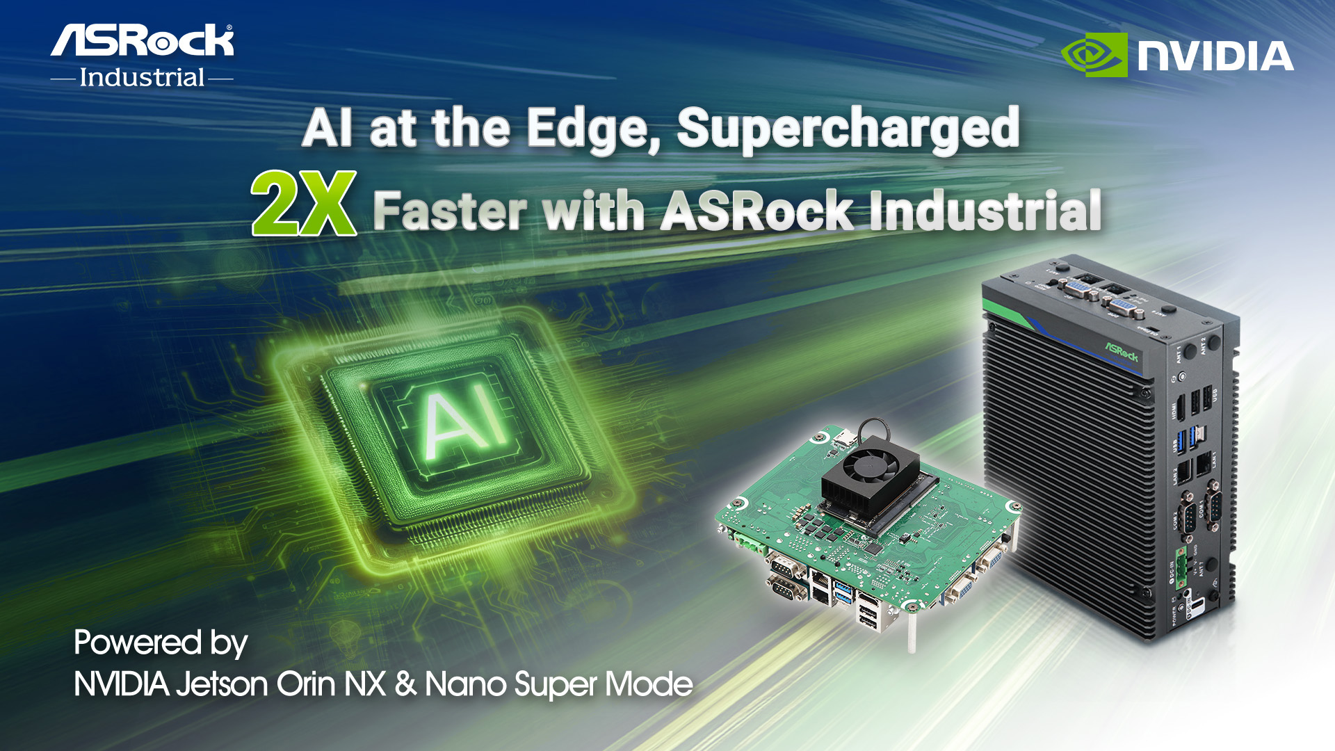 ASRock Industrial - NVIDIA Jetson Orin NX/Nano Developer Kit